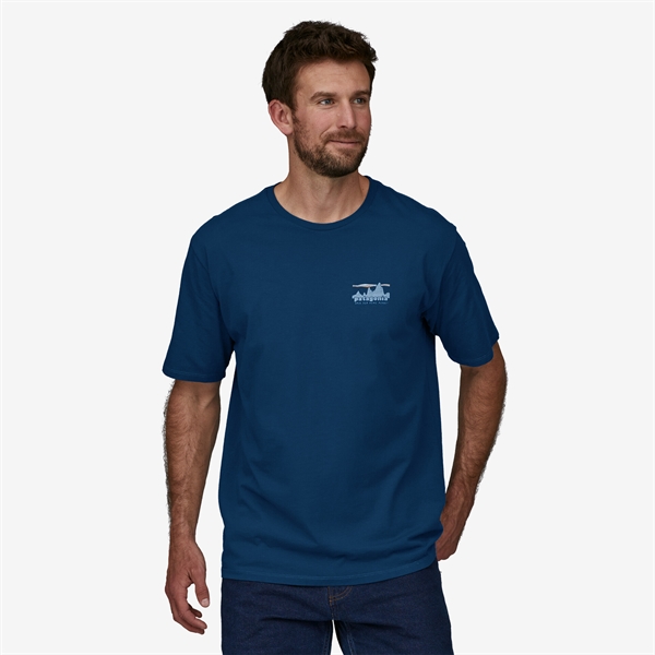 Patagonia Mens \'73 Skyline Organic T-Shirt - Sound Blue